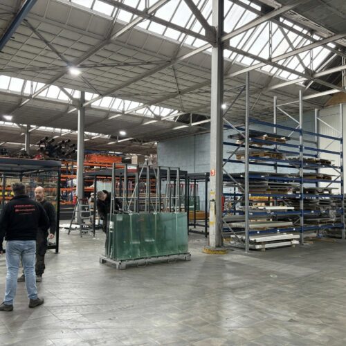 Overkapping voor automaten model Myla 35 Nog een afbeelding van de fabriek waar onze automaat overkap[pingen geproduceerd worden
